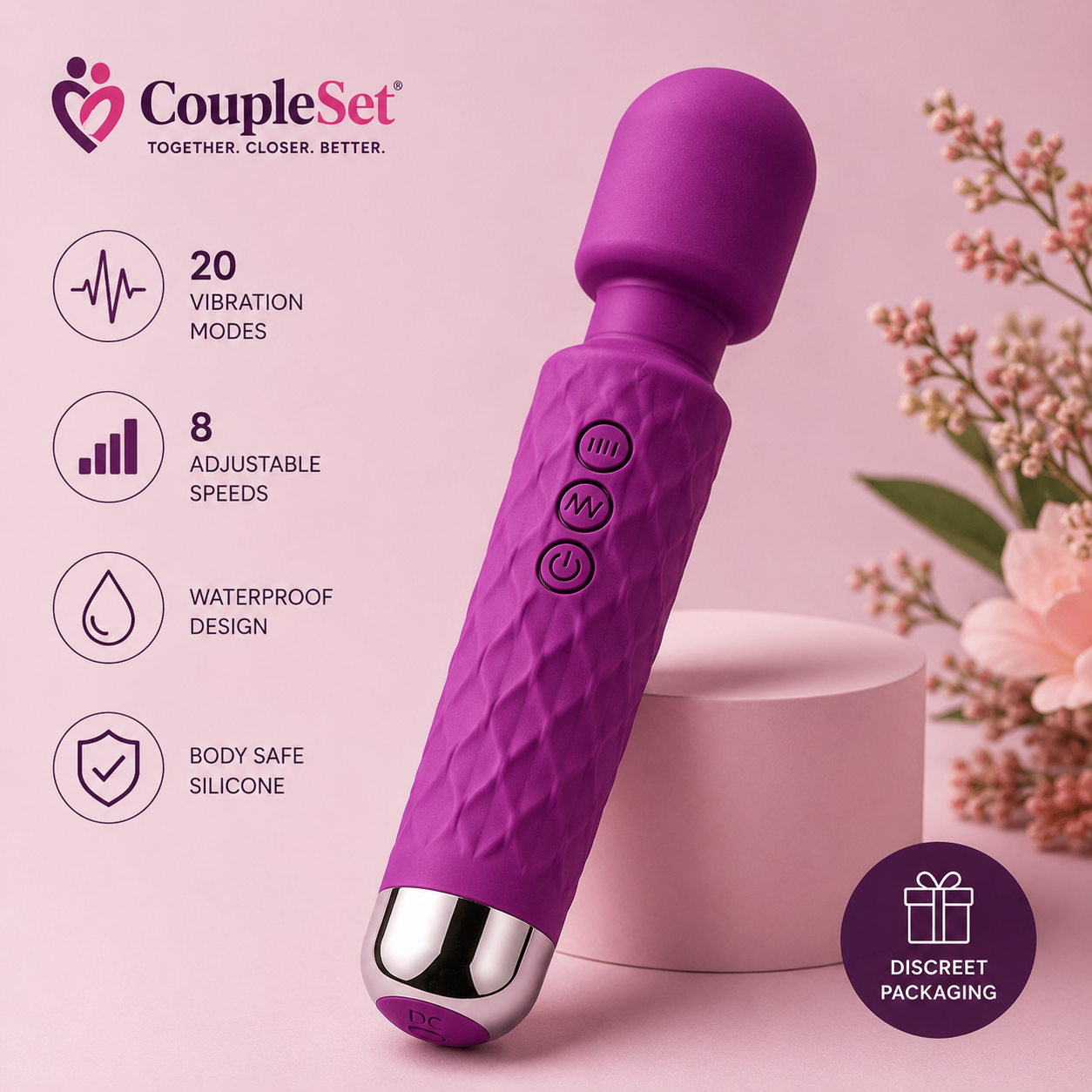 Personal Body Massager And Vibrator BZ Personal Vibrator For Men And Women