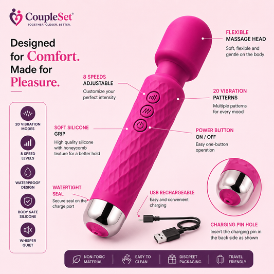 Personal Body Massager And Vibrator BZ Personal Vibrator For Men And Women