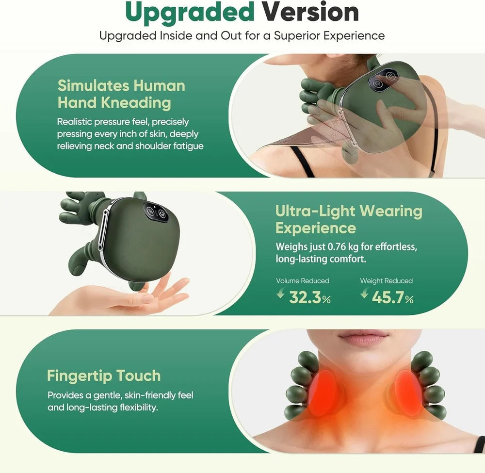 Rechargeable Handheld Body Massager with Multiple Massage Modes
